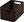 Basket in dark brown