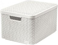 Curver Style Aufbewahrungsbox mit Deckel L Creme 03619-885 - Aufbewahrungsbox