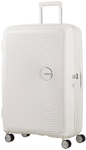 American Tourister SoundBox Spinner 77 Exp Pure White - Suitcase - Main image