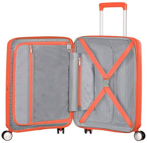 American Tourister Soundbox - Spinner Large Expandable Suitcase, 77 Cm 110 Liters Green Jade Green