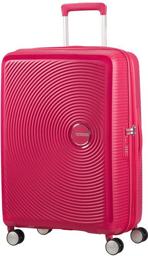 American Tourister Soundbox Spinner 67 Exp Lightning Pink - Suitcase - Main image
