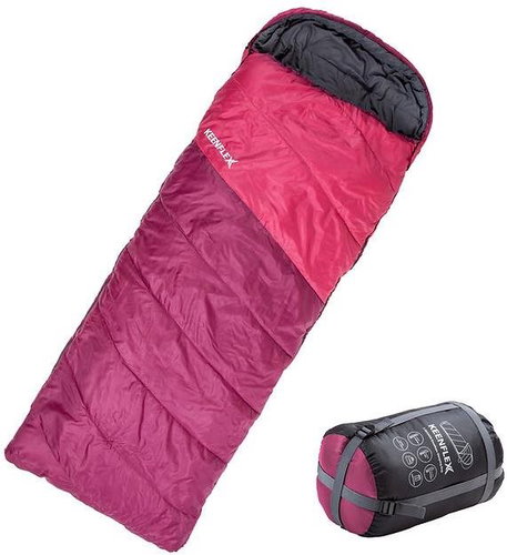 Keenflex Twin Zips Pink Blanket Sleeping Bag - Sleeping Bag - Main image