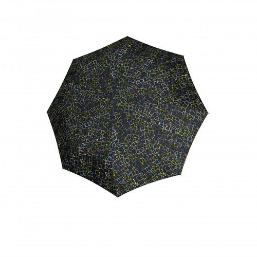 KNIRPS A 200 Medium Duomatic cubes black elegantní plnoautomatický  - Umbrella - Main image