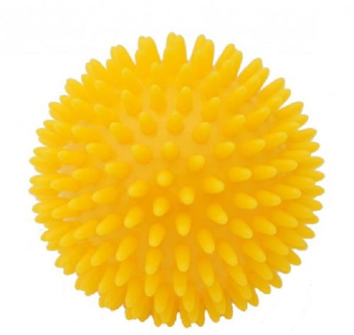 Kine-MAX Pro-Hedgehog Massage Ball  - žlutý - Masážní míč - Hlavní obrázek