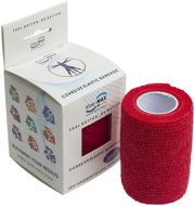 Ovínadlo Kine-MAX Cohesive Elastic Bandage 7,5cm × 4,5 m, červené - Obinadlo