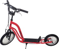 KUBIsport Scooter with inflatable wheels Passat 14 / 12" red - Scooter