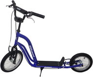 KUBIsport Scooter with inflatable wheels Passat 14 / 12" blue - Scooter