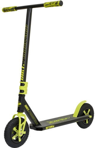 STORY Freestyle scooter Dirt with inflatable wheels, Lemon - Freestyle Scooter - Main image
