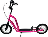 KUBIsport Koloběžka s nafukovacími koly 12" Mistral růžová - Koloběžka