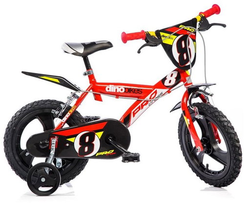 Dino bikes 143GLN červené 14 - Children's Bike - Main image