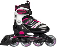 Muuwmi Adjustable Children’s Inline Skates, Pink, sizes 29–32 - Roller Skates