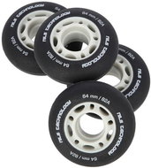 NILS EXTREME Matná Kolečka PU 64 × 24 82A, černá, 4 ks - Kolečka