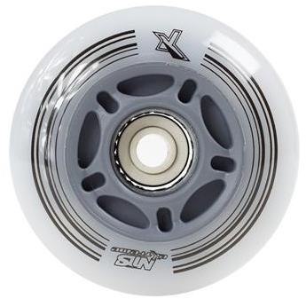 NILS EXTREME Illuminated PU Wheels 72 × 24, 4 pcs - Inline Skate Wheels - Main image