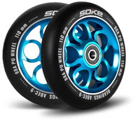 SOKE Wheels 110 mm, blue 2 pcs - Scooter Wheels