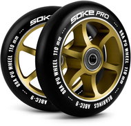 SOKE Wheels 110 mm, gold 2 pcs - Scooter Wheels