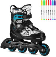 NILS extreme Roller skates 4in1 NH10907 Tinty green size. S - Roller Skates