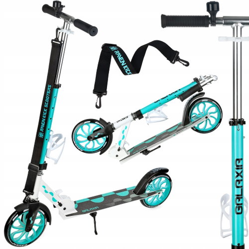 Raven Galaxia White / Mint 200 mm - Folding Scooter - Main image