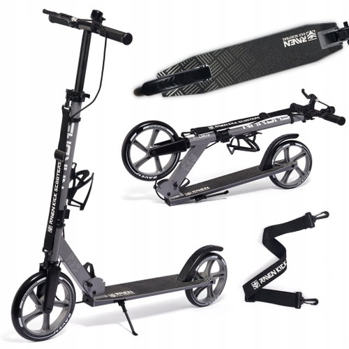 Raven Nardas Grey 230 / 200 mm - Folding Scooter - Main image