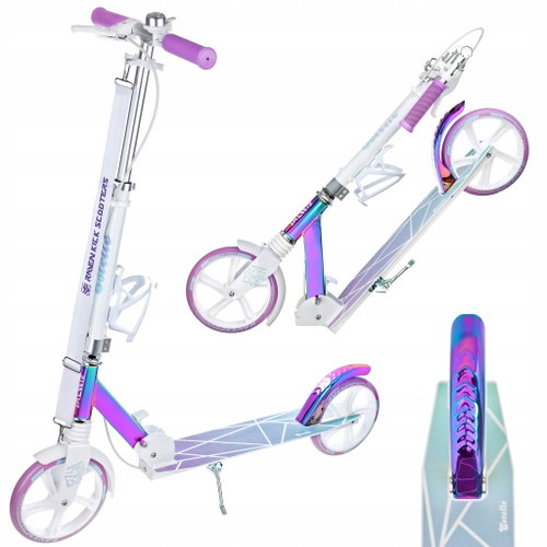 Raven Estelle PRO White Neochrome 200mm - Folding Scooter - Main image