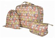 My Bags Cestovní set 3 v 1 se sovičkami - Travel Bag
