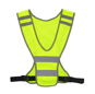 RT-VEST-Y16, adjustable elastic straps, 2 buckle closure on sides, yellow - Reflective Vest