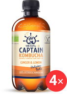 Captain Kombucha Zázvor, citron 4 x 400 ml - Nápoj
