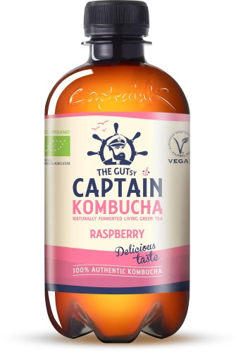 Captain Kombucha Raspberry 400 ml - Drink - Main image