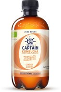 Captain Kombucha ZERO Zázvor, citron 400 ml - Nápoj