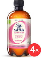 Captain Kombucha ZERO Malina 4 x 400 ml - Nápoj