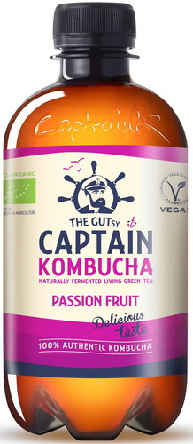 Captain Kombucha Passion Fruit 400 ml - Drink - Main image