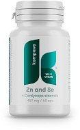 Kompava Zinek + Selen + Cordyceps sinensis, 60 kapsúl - Minerály