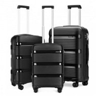 Kono Sada 3 cestovních kufrů 2092 černý S M L  - Case Set