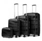 Kono Set of 4 suitcases 2094 Black S M L - Case Set