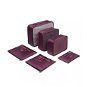 Packing Cubes Kono 6 darabos utazó dobozkészlet bőröndhöz, bordó - Packing Cubes