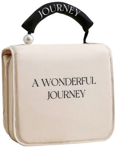 Livefy Cosmetic bag Journey, beige - Make-up Bag - Main image