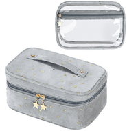Livefy Cosmetic bag Stars 2 in 1, grey - Make-up Bag