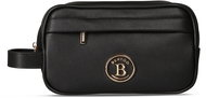 BERTOO Nicola black plain-gold - Make-up Bag