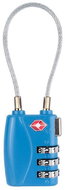 Kufryplus TSA lock with lanyard TL215 blue - Padlock