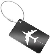 Kufryplus Name tag for suitcase LTH411 black - Luggage Tag