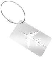 Kufryplus Name tag for suitcase LTH415 silver - Luggage Tag