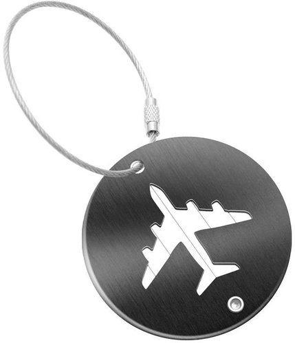 Kufryplus Name tag for suitcase LTH311 black - Luggage Tag - Main image