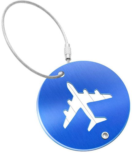 Kufryplus Name tag for suitcase LTH313 blue - Luggage Tag - Main image