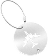 Kufryplus Name tag for suitcase LTH315 silver - Luggage Tag