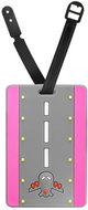 Kufryplus Name tag for suitcase LTD170 Ranvej II pink - Luggage Tag