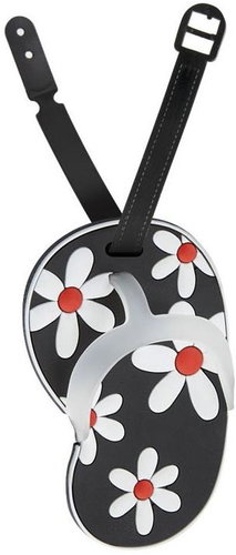 Kufryplus Name tag for suitcase LTD167 Pantoflíček II black - Luggage Tag - Main image