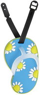 Kufryplus Name tag for suitcase LTD168 Pantoflíček III blue - Luggage Tag