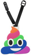 Kufryplus Name tag for suitcase LTD176 Smiley poop II - Luggage Tag