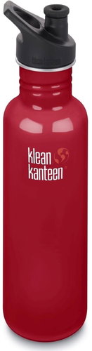 Klean Kanteen Classic w / Sport Cap 3.0 - mineral red 800 ml - Drinking Bottle - Main image