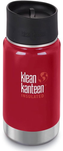 Klean Kanteen Insulated Wide w / Café Cap 2.0 - mineral red 355 ml - Thermos - Main image