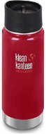 Klean Kanteen Insulated Wide w/Café Cap 2.0 - mineral red 473 ml - Termosz